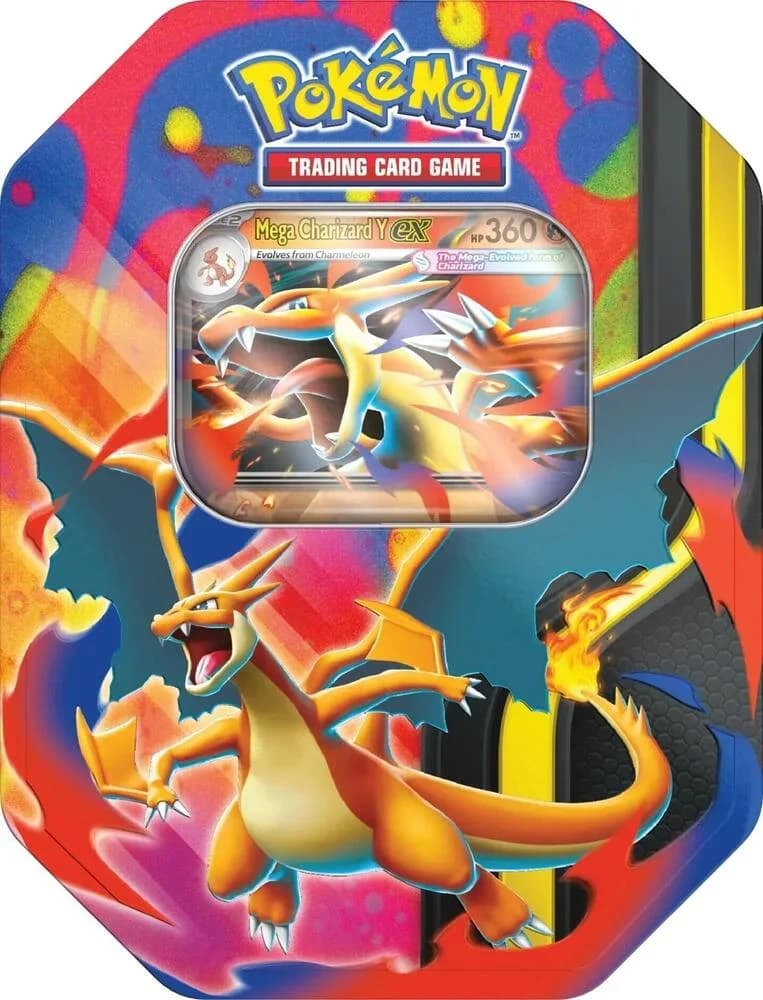 Mega Evolution Mega Charizard Y ex Tin - Resim 1