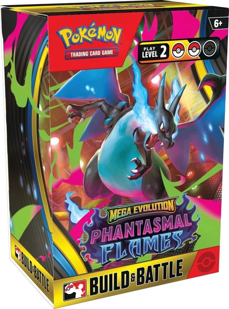 Mega Evolution Phantasmal Flames Build & Battle Box