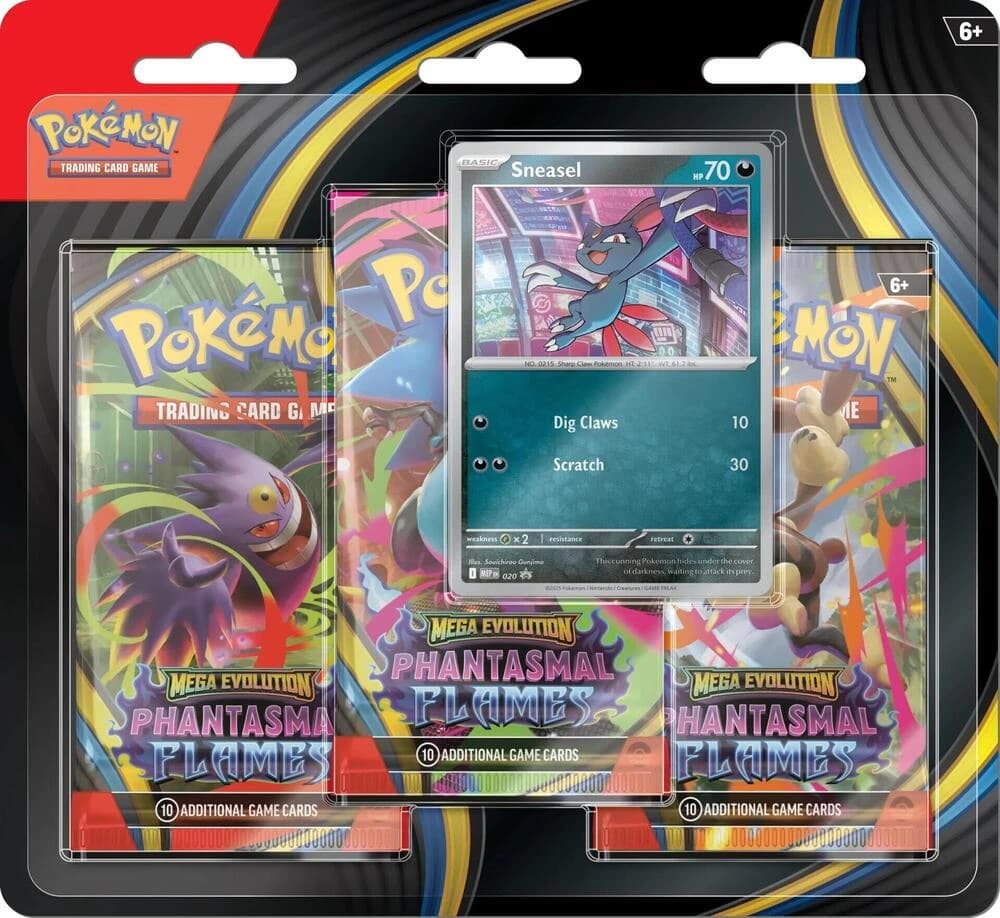 Phantasmal Flames 3'lü Blister Paket - Sneasel