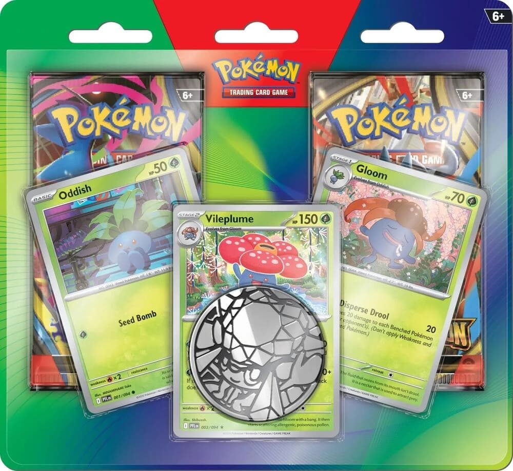 2'li Blister Paket - Oddish, Gloom & Vileplume