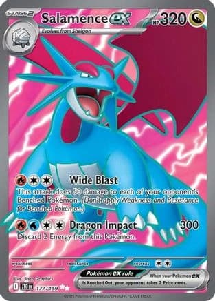Salamence ex - Journey Together 177/159 - Küçük resim 2
