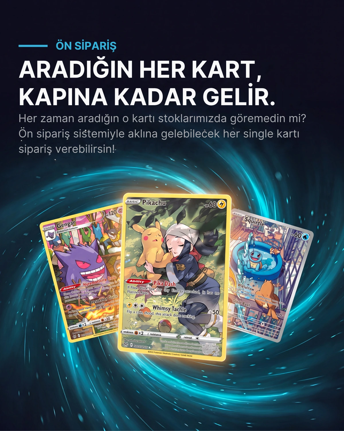 Aradığın her kart, kapına kadar gelir — Ön Sipariş